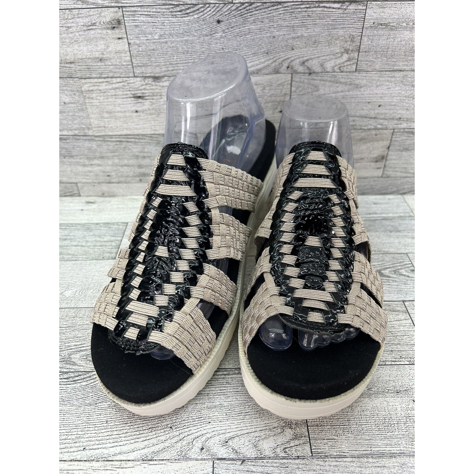Bernie Mev St. Barts Womens Sporty Slide Sandals Open Toe Size 41 Eu 10.5 Us